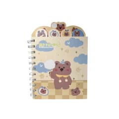 LIBRETA CON SEPARADORES DE OSO