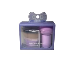 PACK BROCHA Y APLICADOR MAQUILLAJE MORADO
