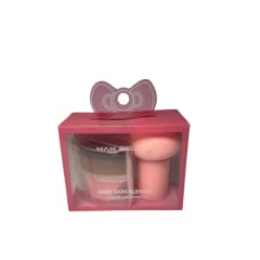PACK BROCHA Y APLICADOR MAQUILLAJE ROSADO