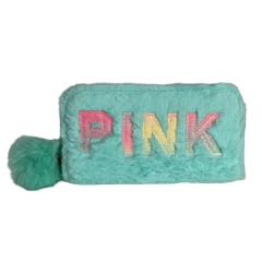 BILLETERA PINK PELUDA VERDE