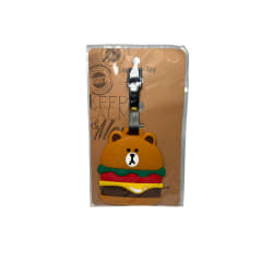 MARCADOR DE MALETA OSO HAMBURGUESA