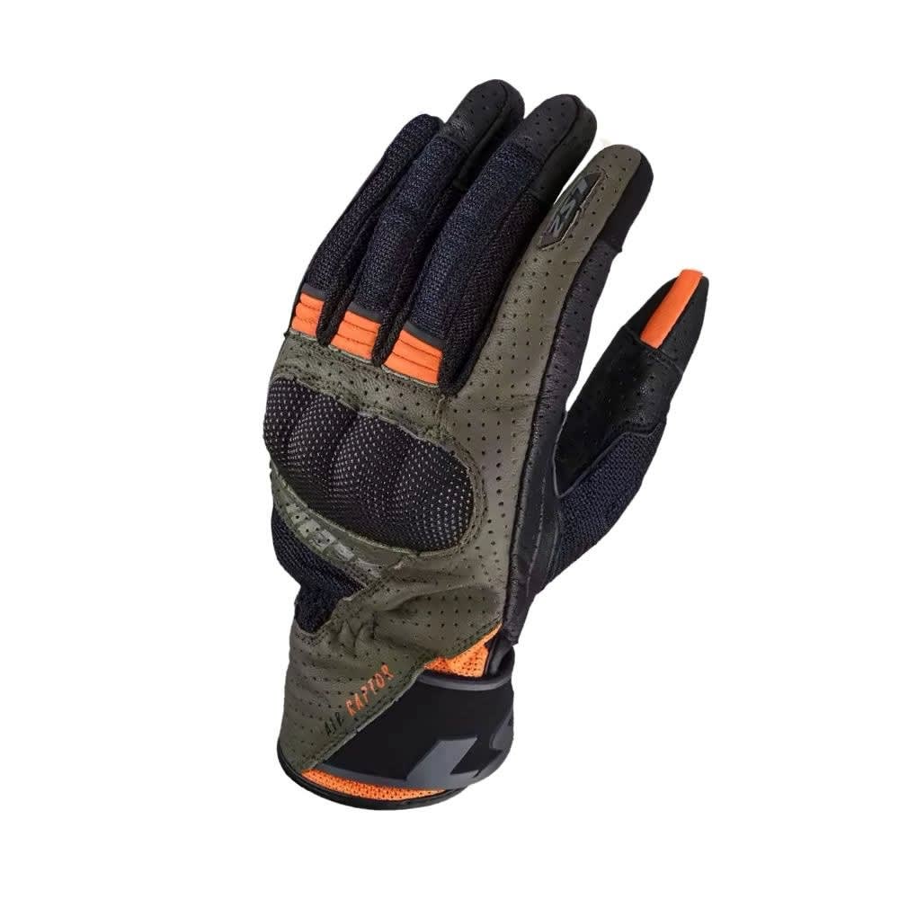 GUANTE LS2 AIR RAPTOR VERDE AZUL NARANJO HOMBRE3
