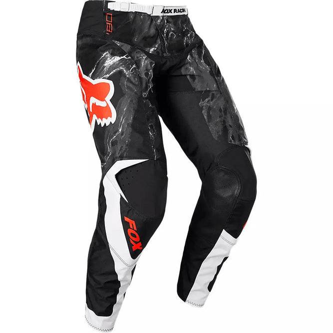 FOX PANTALON KARRERA NEGRO GRIS BLANCO1