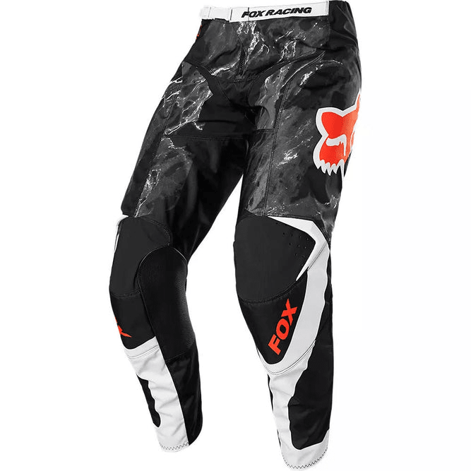 FOX PANTALON KARRERA NEGRO GRIS BLANCO3
