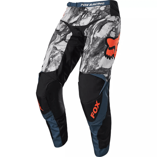 FOX PANTALON KARRERA GRIS AZUL3