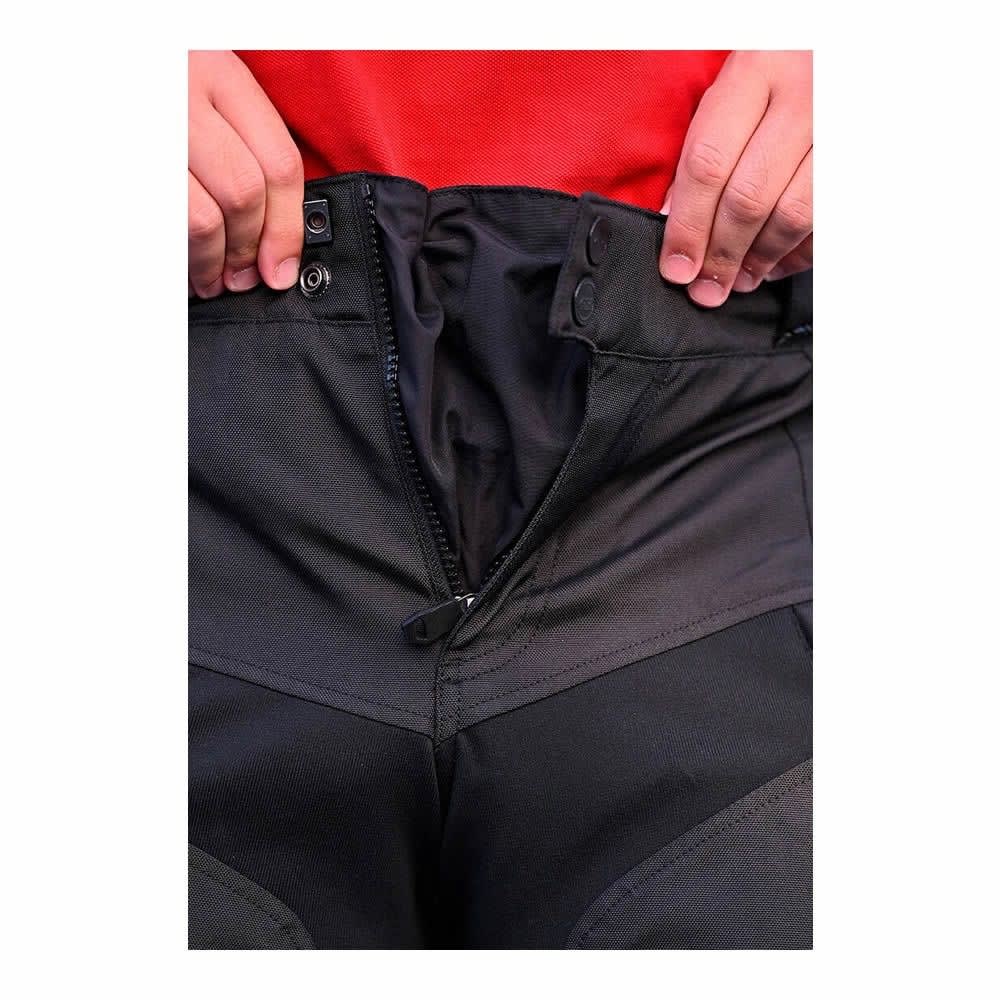 PANTALON LS2 TRAVEL NEGRO GRIS3