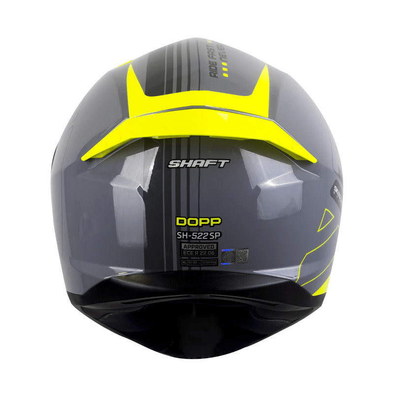 Casco moto shaft 522 sp GRIS FLUOR integral4