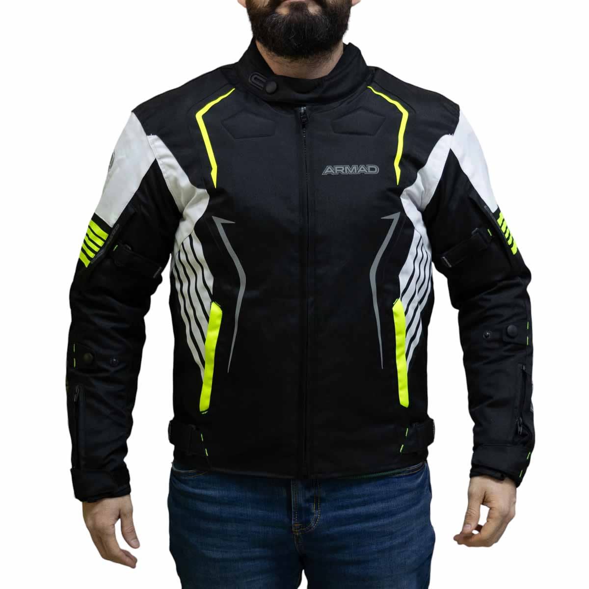 Chaqueta para moto armad gear grand maxdura impermable5