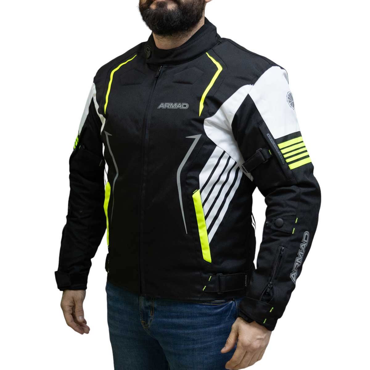Chaqueta para moto armad gear grand maxdura impermable4