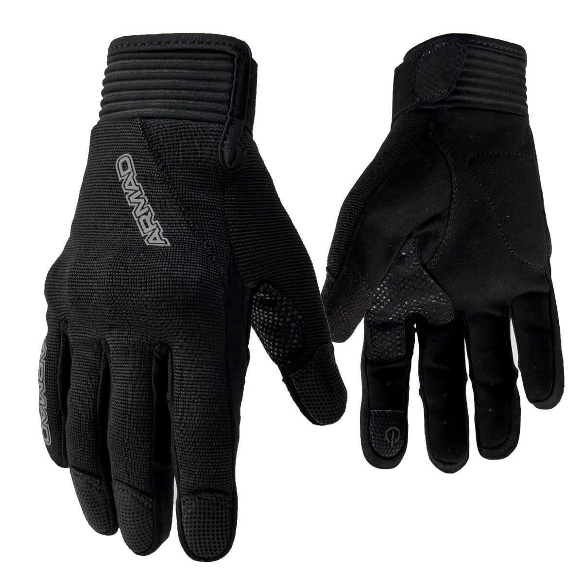 Guantes  Armad Gear stunt cuero Touch Protecciones1
