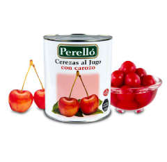 CEREZAS AL JUGO CON CAROZO PERELLO 580G
