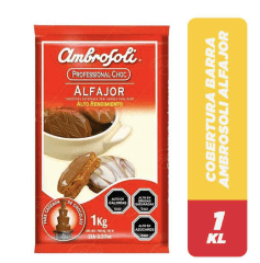 COBERTURA ALFAJOR BARRA AMBROSOLI 1 KILO