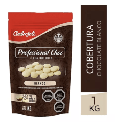 COBERTURA BOTONES BLANCOS 1 KILO AMBROSOLI