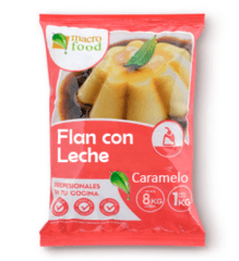 FLAN CON LECHE CHOCOLATE 1 KG
