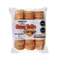 GALLETAS PARA ALFAJOR SABOR VAINILLA GRAN VALLE