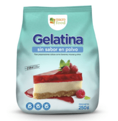 GELATINA 250 GR MACRO FOOD