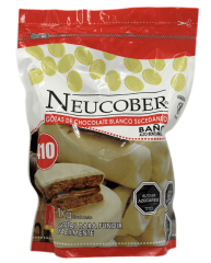 GOTAS CHOCOLATE BLANCO BAÑO ALFAJOR SUCEDANEO 1KG NEUCOBER