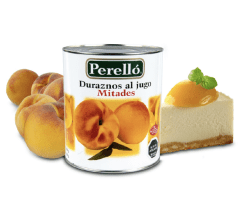 DURAZNO MITADES AL JUGO 3 KILOS PERELLO