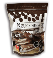GOTAS CHOCOLATE SEMIBITTER BAÑO ALFAJOR 1 KG NEUCOBER