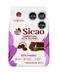 SICAO ALTO FLUIDES 800G CHOCOLATE SEMI AMARGO BARRY CALLEBAUT