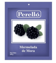 MERMELADA MORA BILAMINADO 250G PERELLO