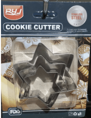 CORTADOR DE GALLETA 3 PIEZAS YR1801-3