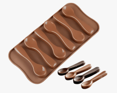 MOLDE DE SILICONA CUCHARAS DE CHOCOLATE JSC776