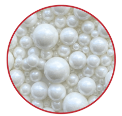 SPRINKLES MULTITAMAÑO BLANCAS - 50 GR