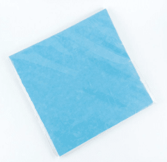 PAPEL ALFAJOR COLORES 15 X 15 CM X 100 U AZUL CLARO
