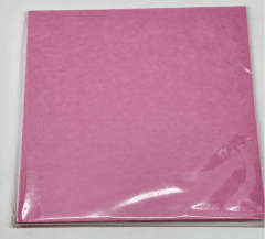 PAPEL ALFAJOR 15 X 15 CM X 100 U ROSA