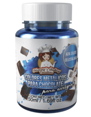 COLOR METALICO PARA CHOCOLATE AZUL