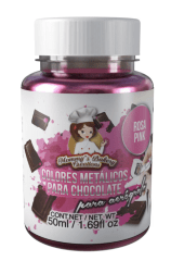 COLOR METALICO PARA CHOCOLATE ROSA