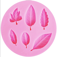 MOLDE PARA FONDANT HOJAS DE ARBOL