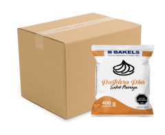 CREMA PASTELERA NARANJA BAKELS - 12X400 GR