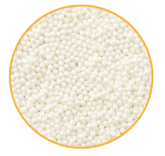 ADORNO PASTEL 50G BLANCO 2MM