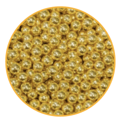 SPRINKLES PERLA DORADA 4MM - 50G