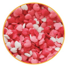 Mostacilla de corazones 50g
