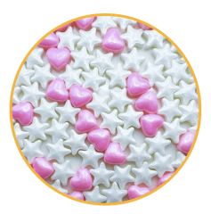 MOSTACILLA ESTRELLAS Y CORAZON 50G