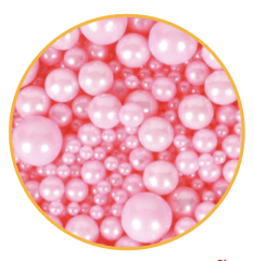 PERLA MULTI TAMAÑO ROSADA - 50 GR