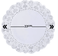 BLONDA REDONDA N°16 PARA BANDEJA N°5 - 33 CM