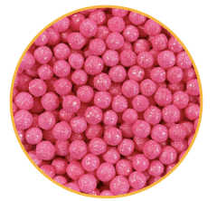 PERLA DIAMANTADA MEDIANA 50 GR - FUCSIA
