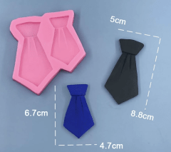 MOLDE PARA FONDANT G069 - CORBATAS