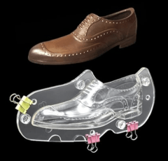 MOLDE DE ZAPATO ACRILICO