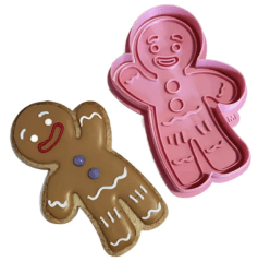 CORTADOR DE GALLETA NAVIDAD 20 CM MUÑECO DE JENGIBRE