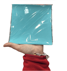 PAPEL ALFAJOR 15X15 TURQUESA 100 U