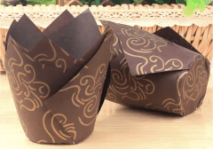 TULIPAS MUFFINS MARRON