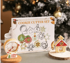 CORTADORES DE GALLETA NAVIDAD - GALLETA VIDRIO