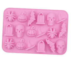 MOLDE DE FONDANT HALLOWEEN 12 FIG