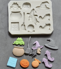 MOLDE DE FONDANT HALLOWEEN