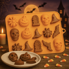 MOLDE DE SILICON HALLOWEEN SURTIDO 1